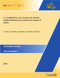 Le GeoHashTree, une structure de données multirésolution pour la