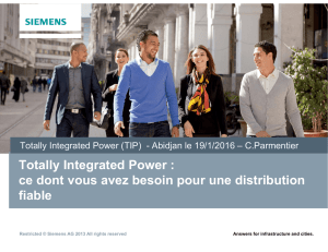 Totally Integrated Power : ce dont vous avez besoin pour une