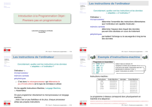 Premiers pas en programmation - The IC Home Page is in:ic.epfl.ch