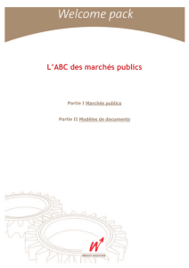 L`ABC des marchés publics - Le forum des marchés publics