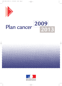 Plan cancer 2009 2013