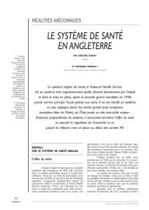 le système de santé en angleterre