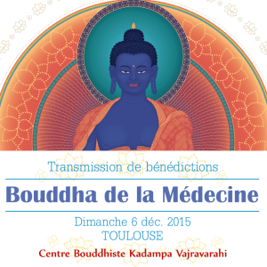 Bouddha de la Médecine - Centre Bouddhiste Kadampa Vajravarahi