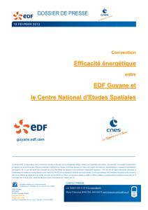 Convention CNES / EDF - Le Centre Spatial Guyanais
