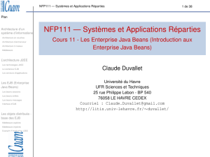 NFP111 --- Systèmes et Applications Réparties - Cours 11