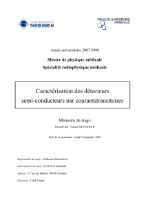 Caractérisation des semi-conducteurs par cou Caractérisation