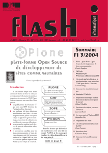 Plone, plate-forme Open Source de développement de sites