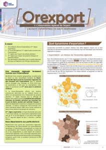 Quel dynamisme d`exportation ?