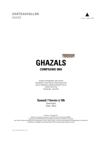 22. ghazals - Châteauvallon