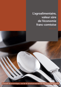 L`agroalimentaire, valeur sûre de l`économie franc