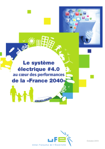 Le système électrique #4.0 de la «France 2040