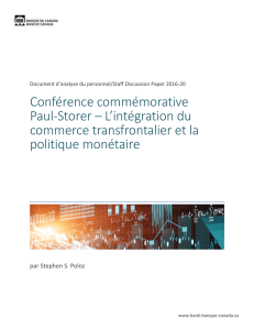 L`intégration du commerce transfrontalier et la politique monétaire