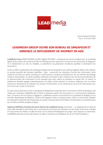 leadmedia group ouvre son bureau de singapour et annonce le