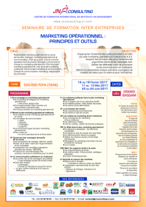 marketing opérationnel : principes et outils