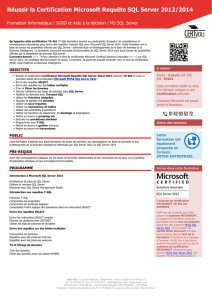 Réussir la Certification Microsoft Requête SQL Server 2012/2014
