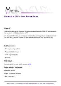 Formation JSF - Java Server Faces - Mistra