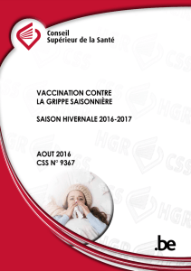 CSS 9367 grippe saisonniere 2016