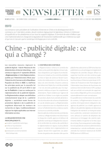 Chine - publicité digitale : ce qui a changé