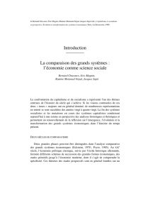 La comparaison des grands systèmes