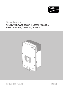 Manuel de service - SUNNY TRIPOWER 5000TL / 6000TL