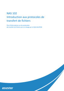 NAS 102 Introduction aux protocoles de transfert de fichiers