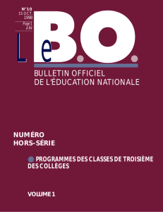volume 1 - Ministère de l`éducation nationale