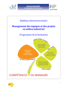 Diplôme Interuniversitaire Management des équipes et des projets