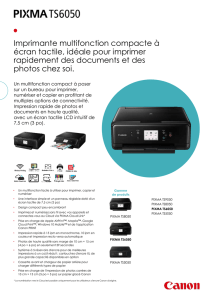 Imprimante multifonction compacte à écran tactile, idéale pour