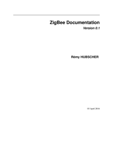 ZigBee Documentation