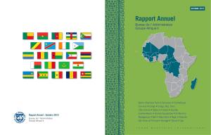 Rapport Annuel - Republic of Togo