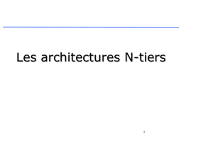 Les architectures N-tiers
