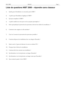 Liste de questions NIBT 2000 – répondre sans classeur