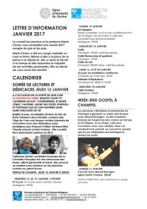 lettre d`information janvier 2017 calendrier