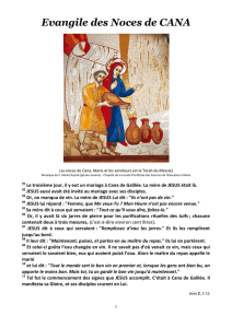 Jean 2,1-11 - Paroisse Saint Philibert et Saint Jacques sur Logne