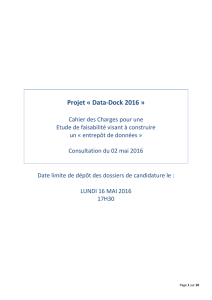 Projet « Data-Dock 2016