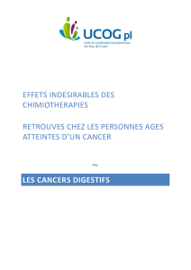 EFFETS INDESIRABLES DES CHIMIOTHERAPIES RETROUVES