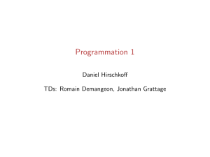 Programmation 1