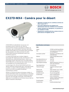 EX27D-MX4 - Caméra pour le désert