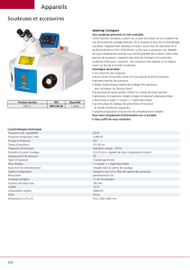 Catalogue Prothèse dentaire - Appareils