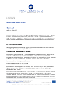 Optimark - European Medicines Agency