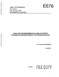 World bank documents