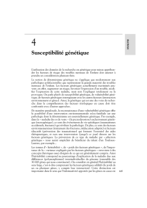 Susceptibilité génétique - iPubli