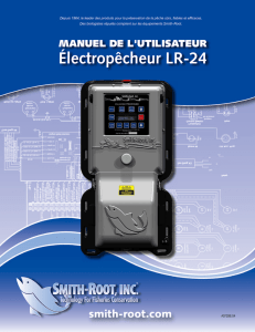 Électropêcheur LR-24 - Smith-Root