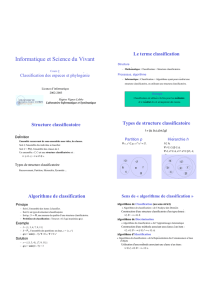 Informatique et Science du Vivant