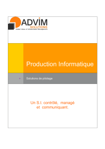 Production Informatique