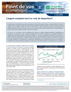 L`argent comptant est-il en voie de disparition?