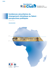 Incidences sécuritaires du changement climatique au Sahel