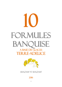 10 formules banquise