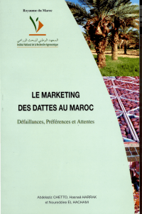 Le marketing des dattes au Maroc - Institut National de la Recherche