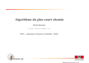 Algorithme du plus court chemin - Transp-Or